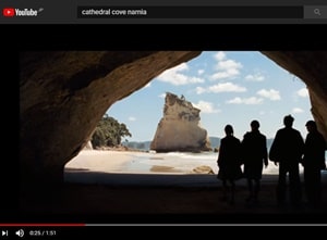 カセドラル・コーブ・ナルニア国物語映画シーン